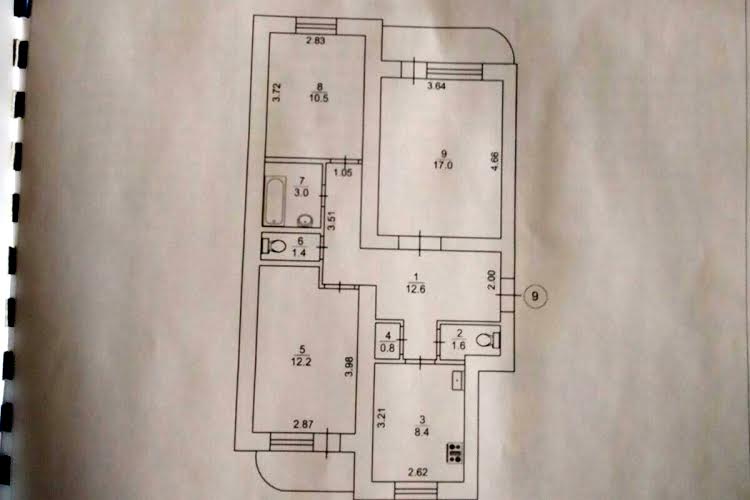 Продам квартиру Первомайського Леоніда вул., 5а, Печерський р-н, Київ, Кловська (M)  3 кімнати, 4 поверх 16-пов., українська цегла  170 000 $  2 422 $/м²